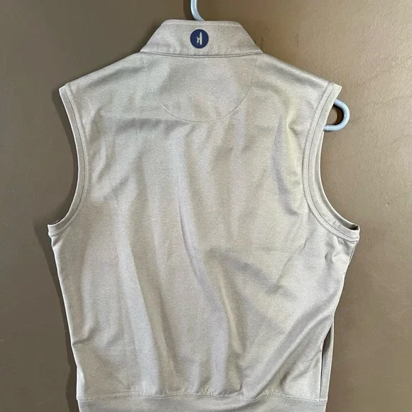 johnnie-O men’s gray zip up vest, NWOT, size S - Picture 3 of 5